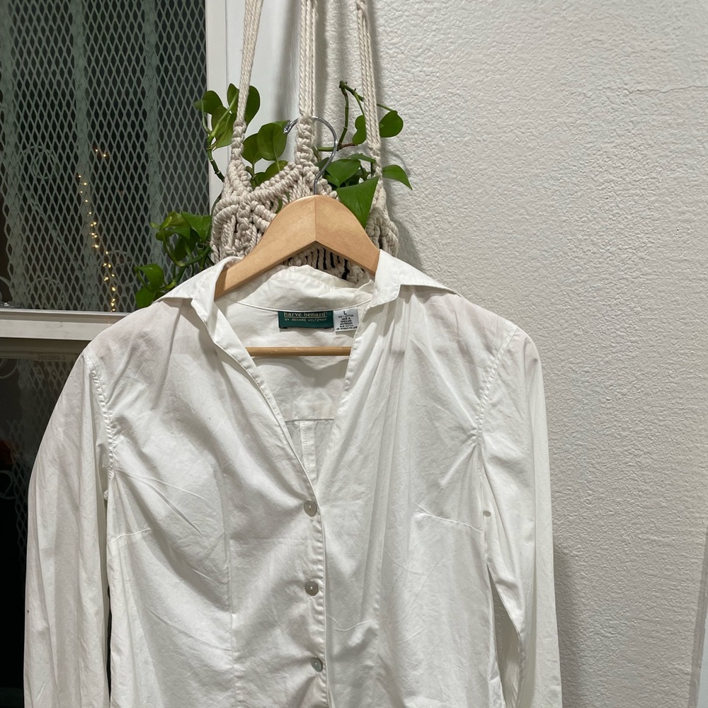 Harve Bernard White Button-down